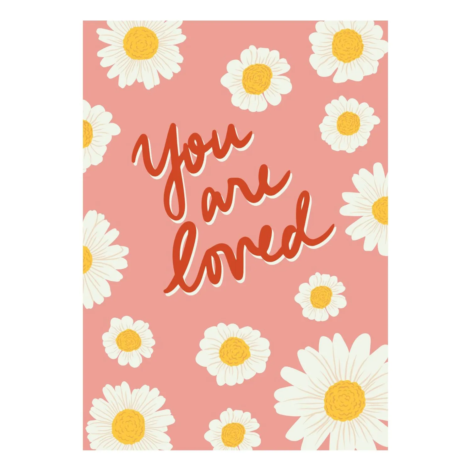 Urbanjungl You Are Loved wenskaart A6 gevouwen