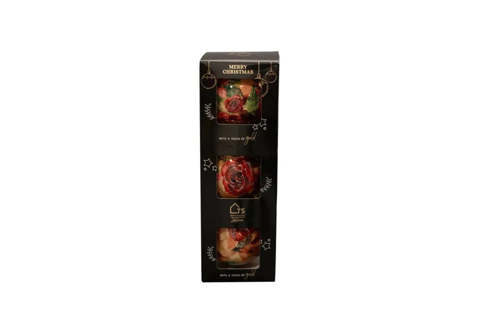 Tuincentrum Heerdink Rose Rouge box bal D7 H21 goud