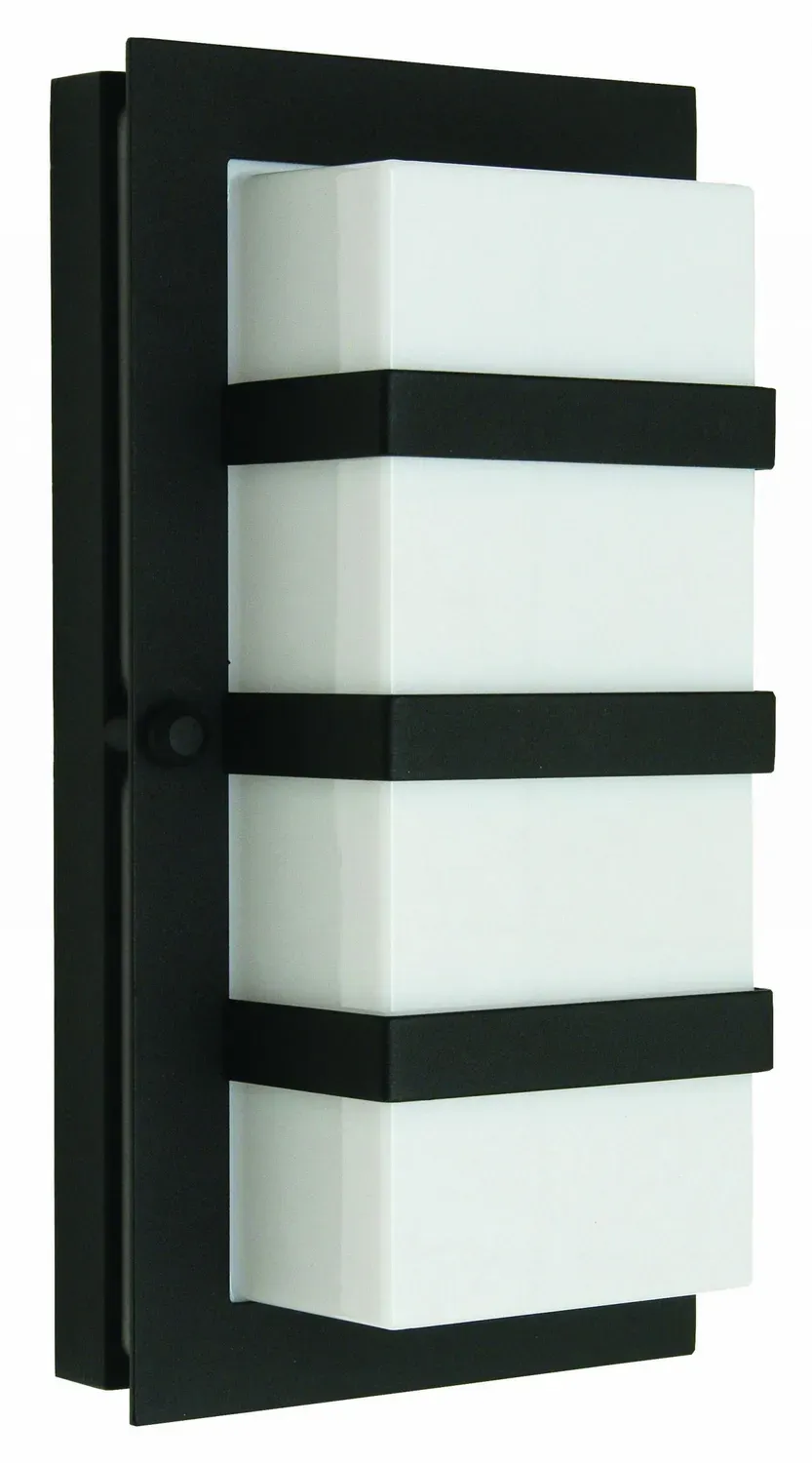 Timbra Gevel zwart E27 buitenlamp gevel matzwart
