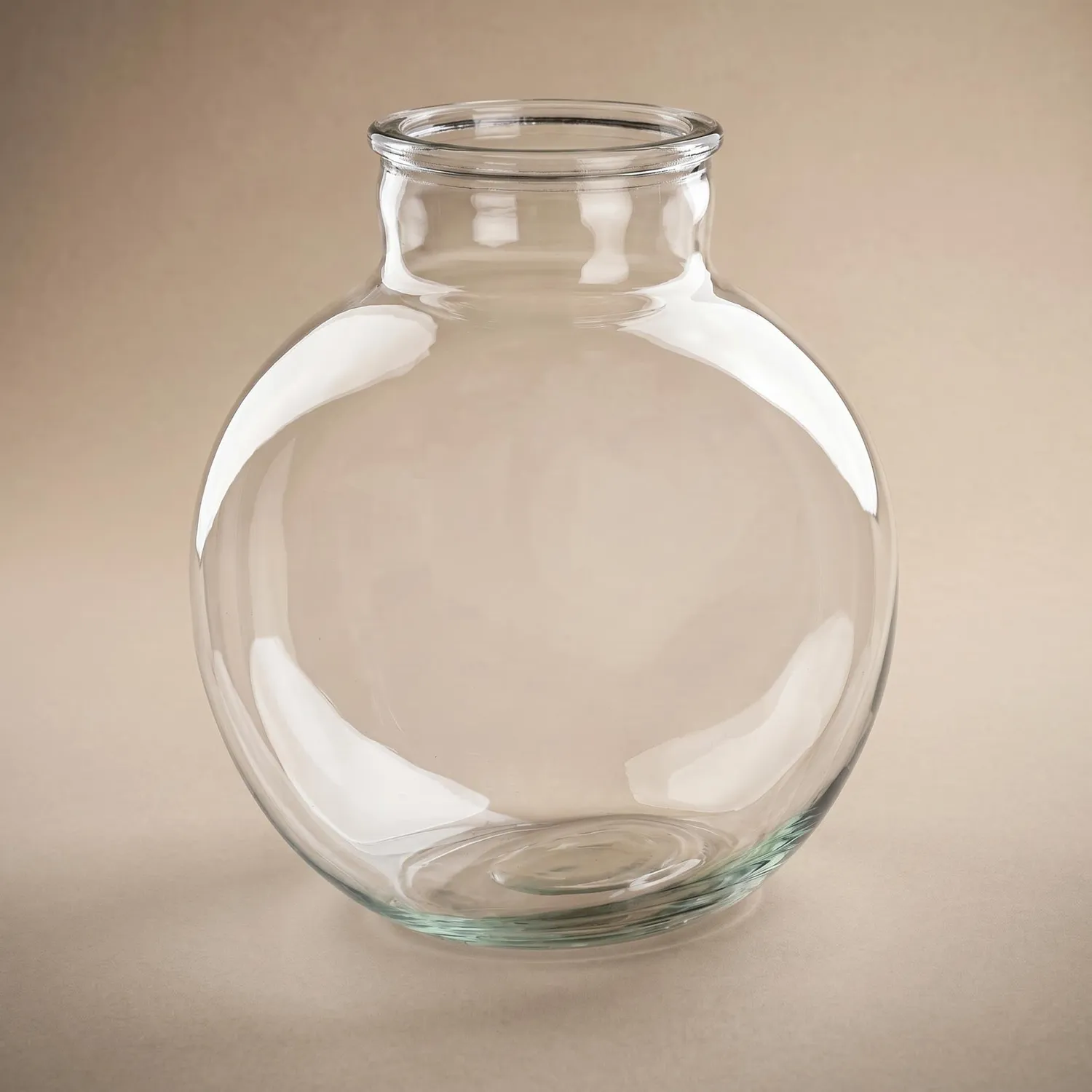 Urbanjungl Bolder Bob terrarium fles 30 cm gerecycled glas