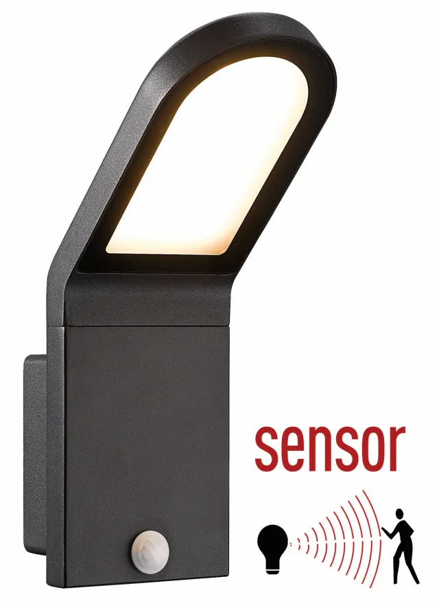 Tuincentrum Heerdink gevel lamp sensor antraciet 9W LED