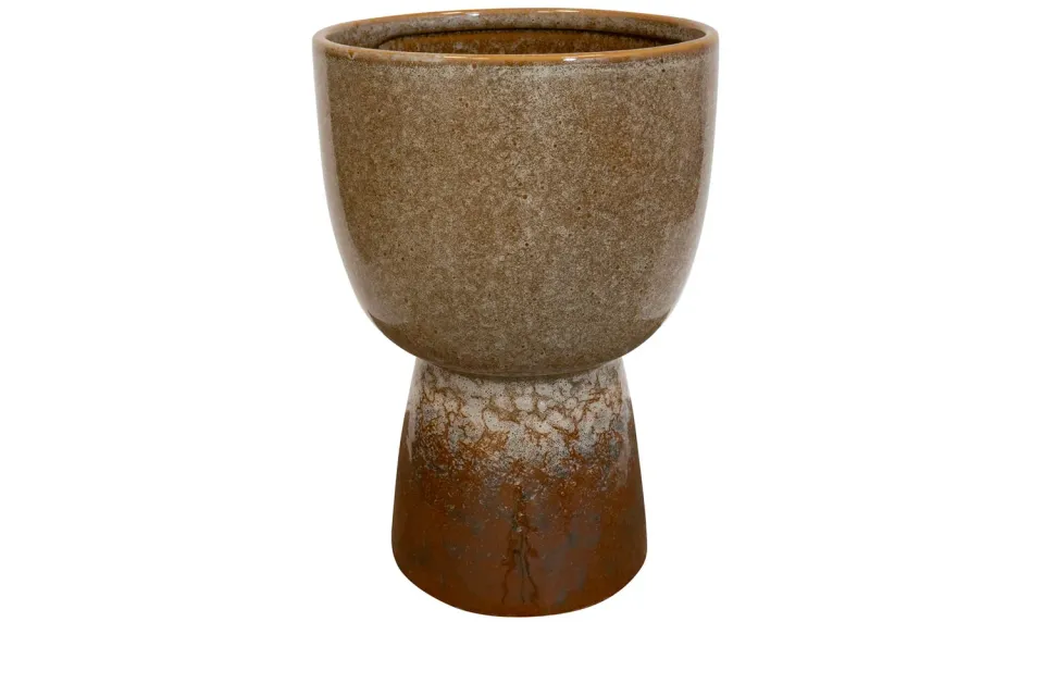 TS Collection Amelie bloempot old terra 17 cm geglazuurd