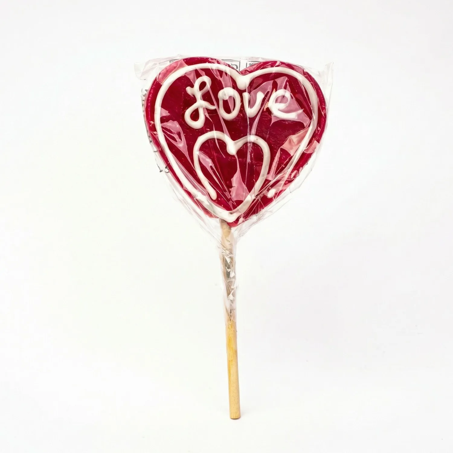 Urbanjungl Love Pop hartlolly aardbei 75g met tekst