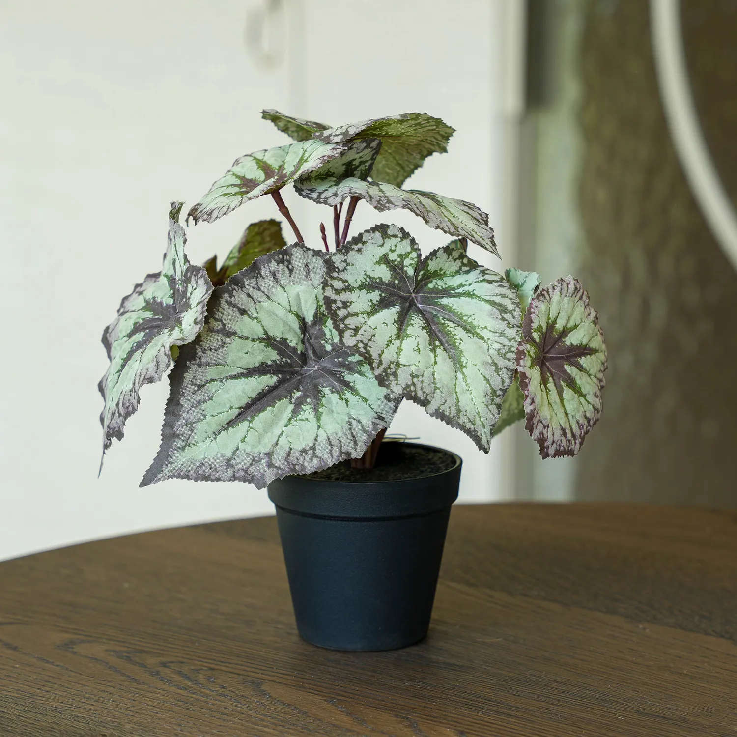 Urbanjungl Begonia 26 cm kunstplant grijs-paars UV balkon
