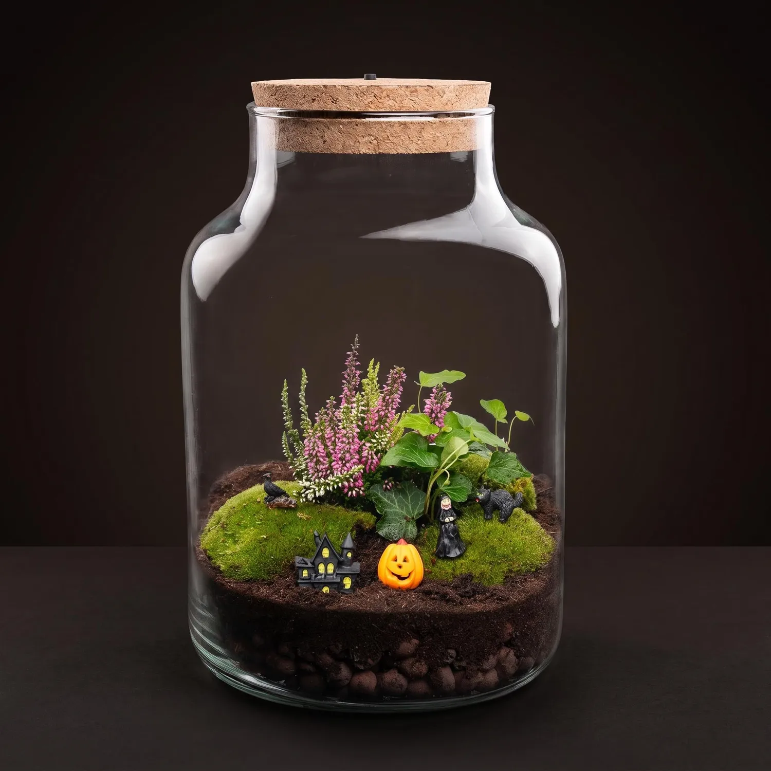 Urbanjungl Little Milky Trick or Treat planten terrarium Ø17cm halloween
