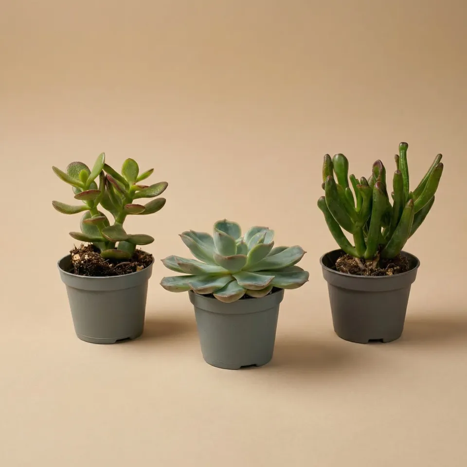 Urbanjungl Succulenten Mix set van 3 planten 6 cm pot