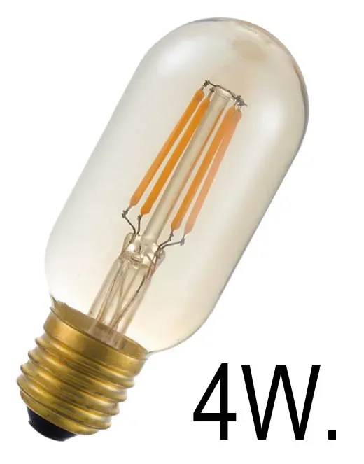 Heerdink Gold buislamp ledlamp E27 4W dimbaar goud