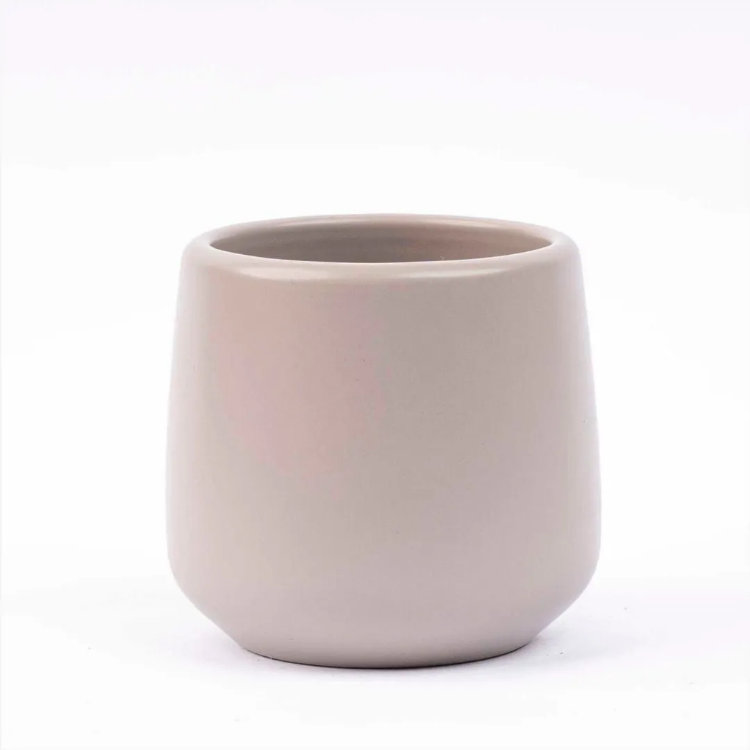 Urbanjungl Joey mini plantenpot grijs mat 6 cm
