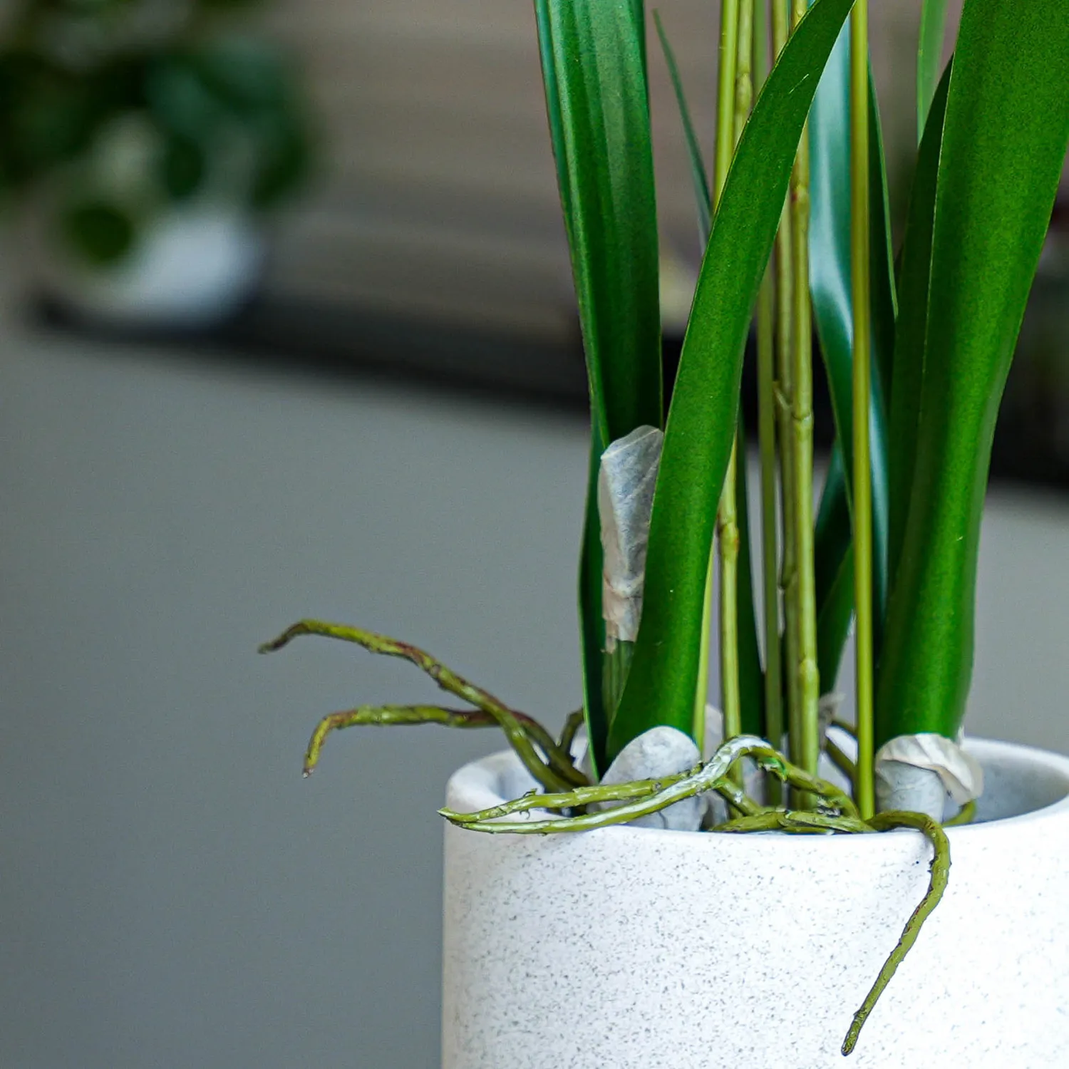 Urbanjungl Renanthera orchidee kunstplanten 2 stuks geel roze