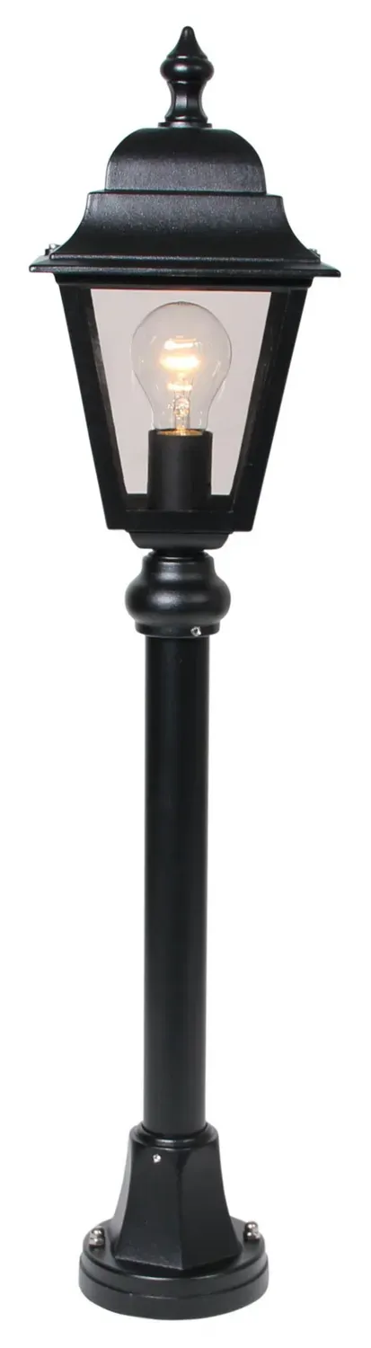 Quadrana staande lamp zwart 78 cm 2L E27 fitting