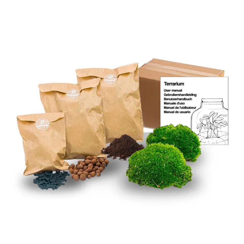 Urbanjungl navulling startpakket S/M terrarium refill