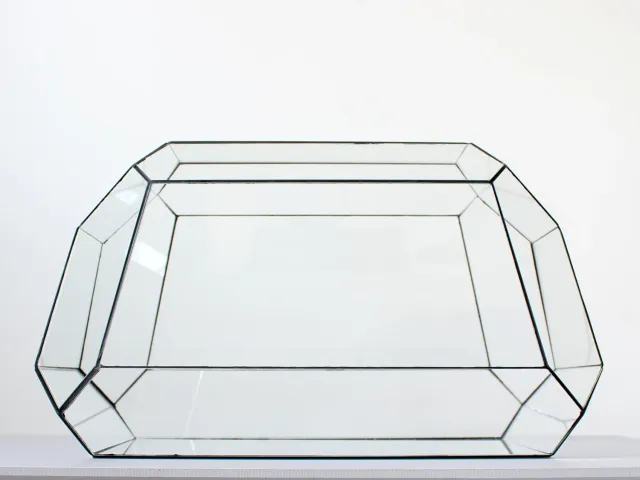 Urbanjungl Nexus geometric terrarium glas 41,5 cm