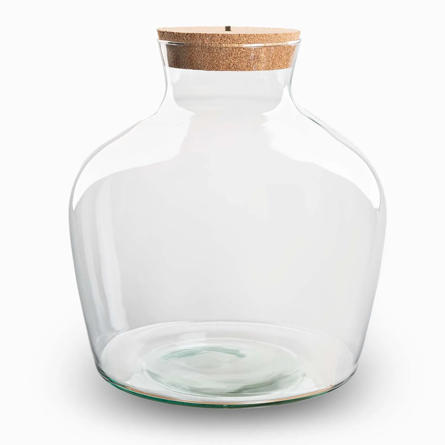 Urbanjungl Fat Joe terrarium fles 29 cm met LED-kurk