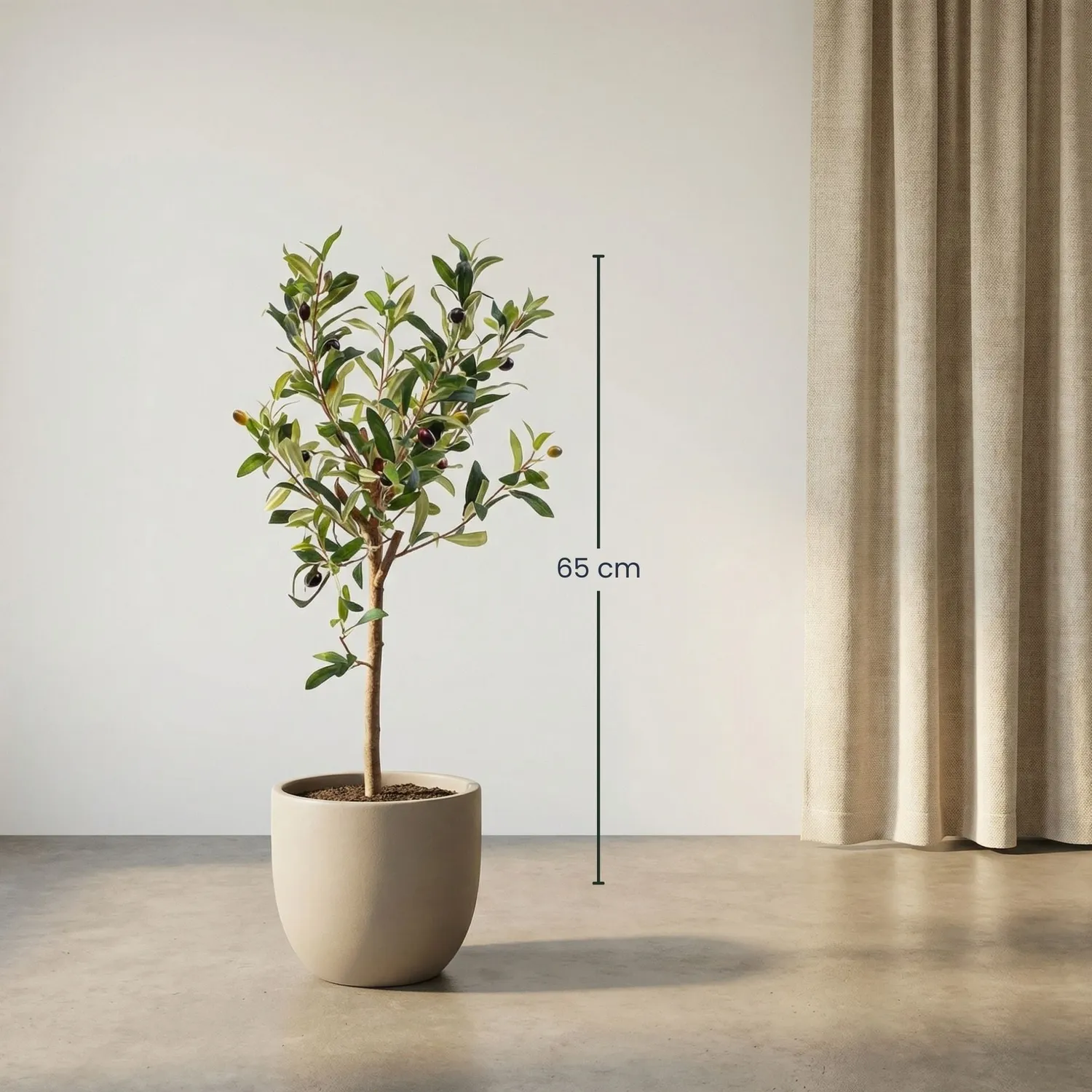 Urbanjungl Olijfboom Kunstplant in Pot 65 cm