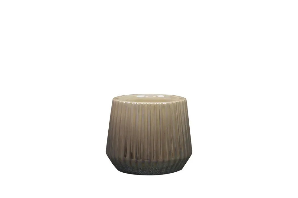 Tuincentrum Heerdink Marije bloempot taupe D8 H7 keramiek