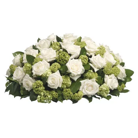 Planten & Zo rouwarrangement bescheidenheid wit