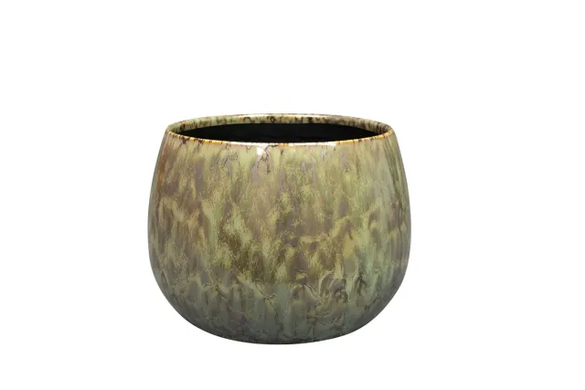 Tuincentrum Heerdink Odile Pot D19 H14 bloempot groen keramiek