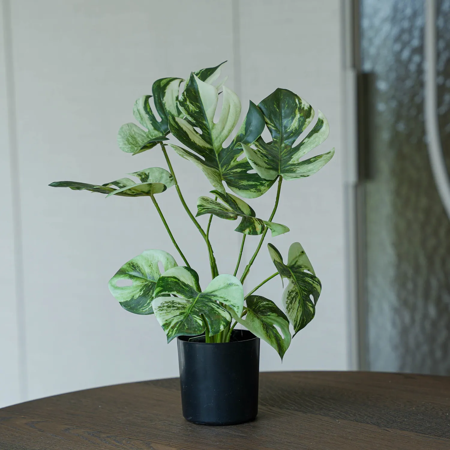 Urbanjungl Monstera Bush kunstplant 40 cm in pot onderhoudsvrij