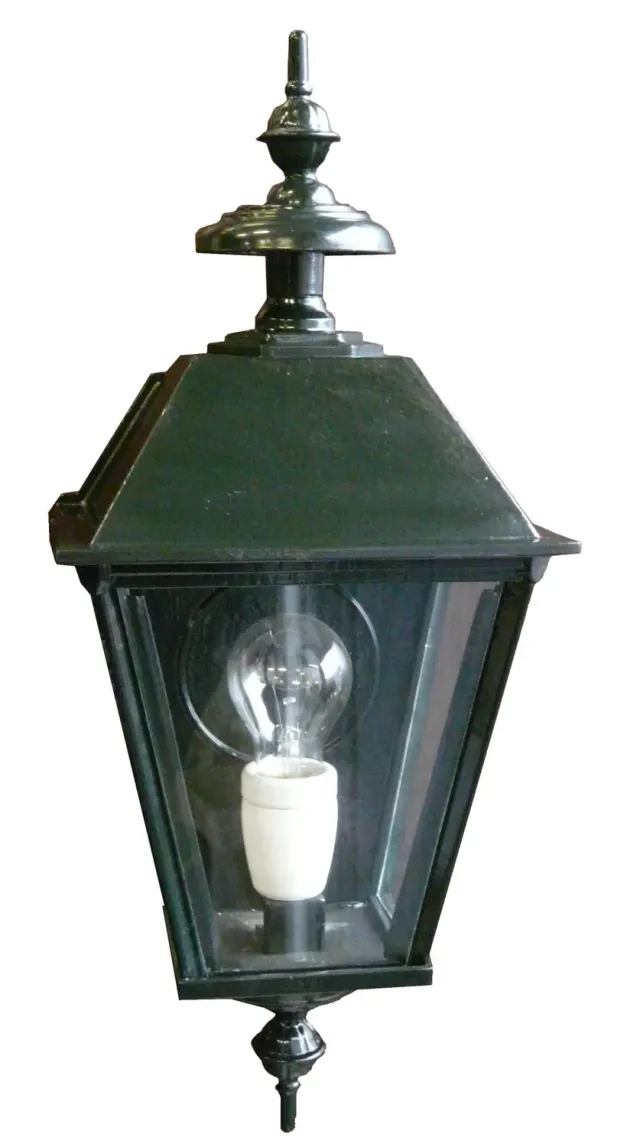 Nuova buitenwandlamp groen 55cm E27 plat