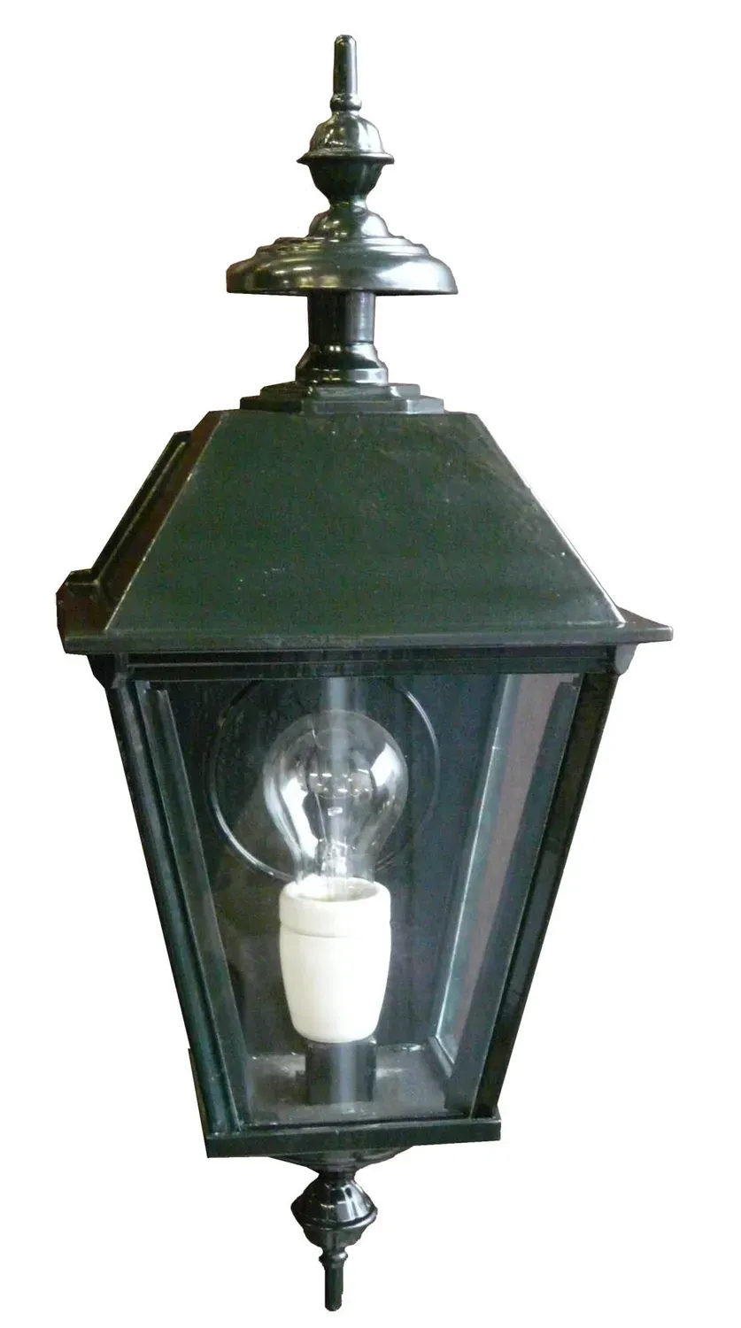 Nuova buitenwandlamp groen 55cm E27 plat