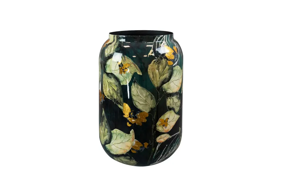 Designed by Lammie Bee bloempot Green D30 H42 metaal