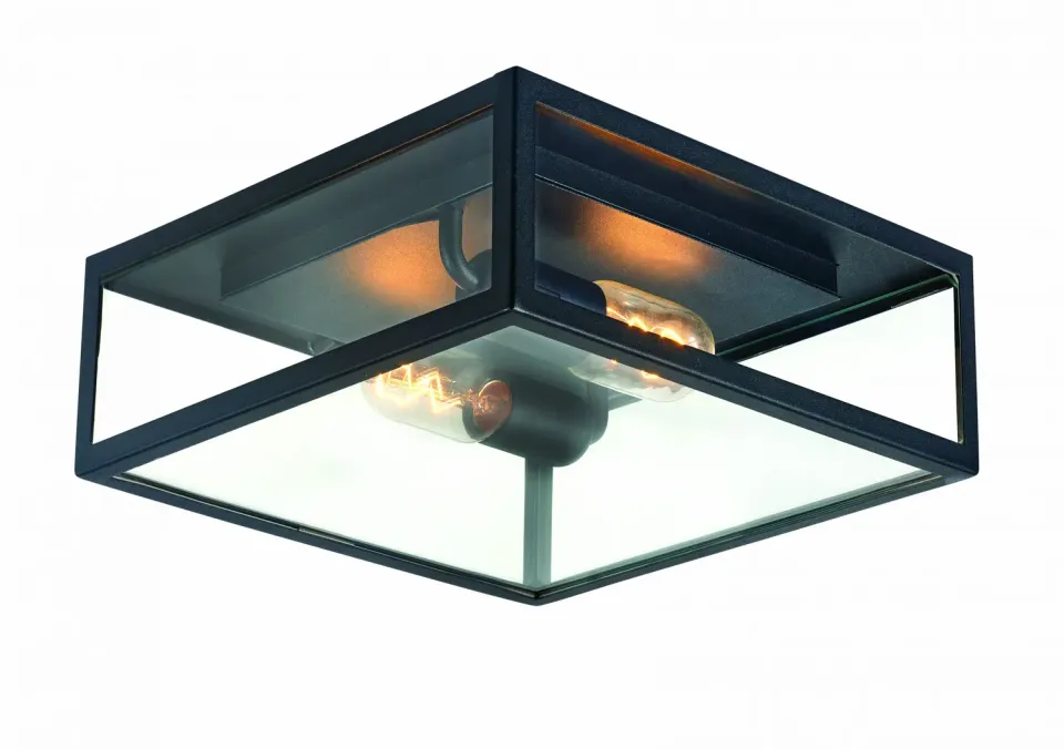 Tuincentrum Heerdink Lofoten plafondlamp 14cm zwart E27