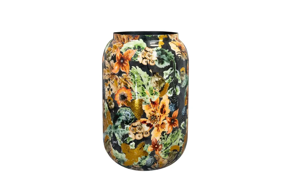 TS Collection Berry Blue bloempot D30 H42 blauw besprint