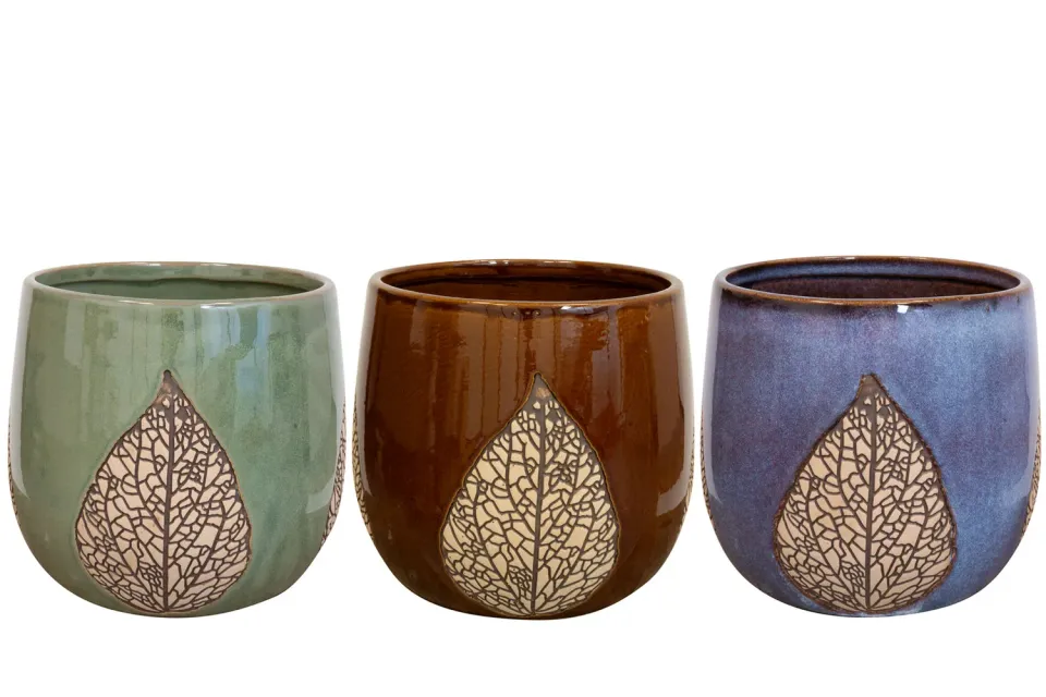 Tuincentrum Heerdink Leaf pot D19 blad 3 stuks