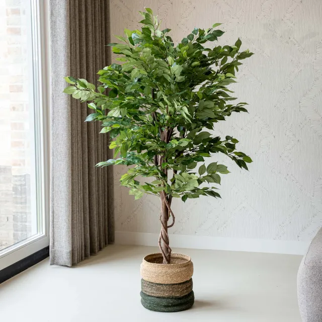 Urbanjungl Ficus Deluxe Vine kunstboom 140cm groen