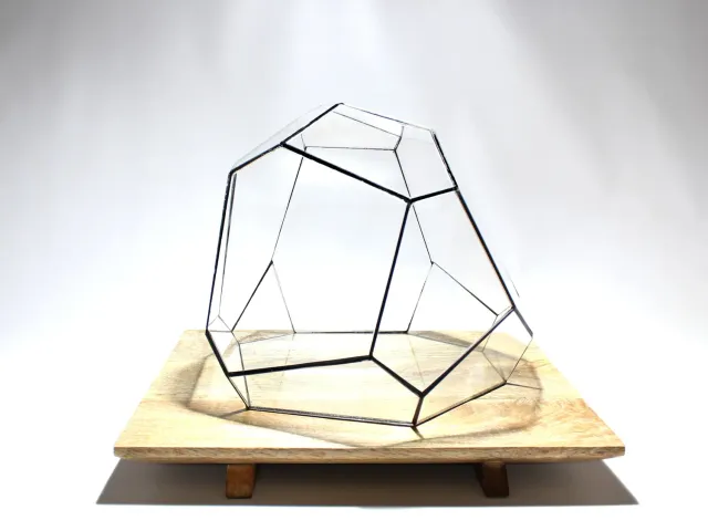 Urbanjungl Torno geometric terrarium glas 28x26x24 cm