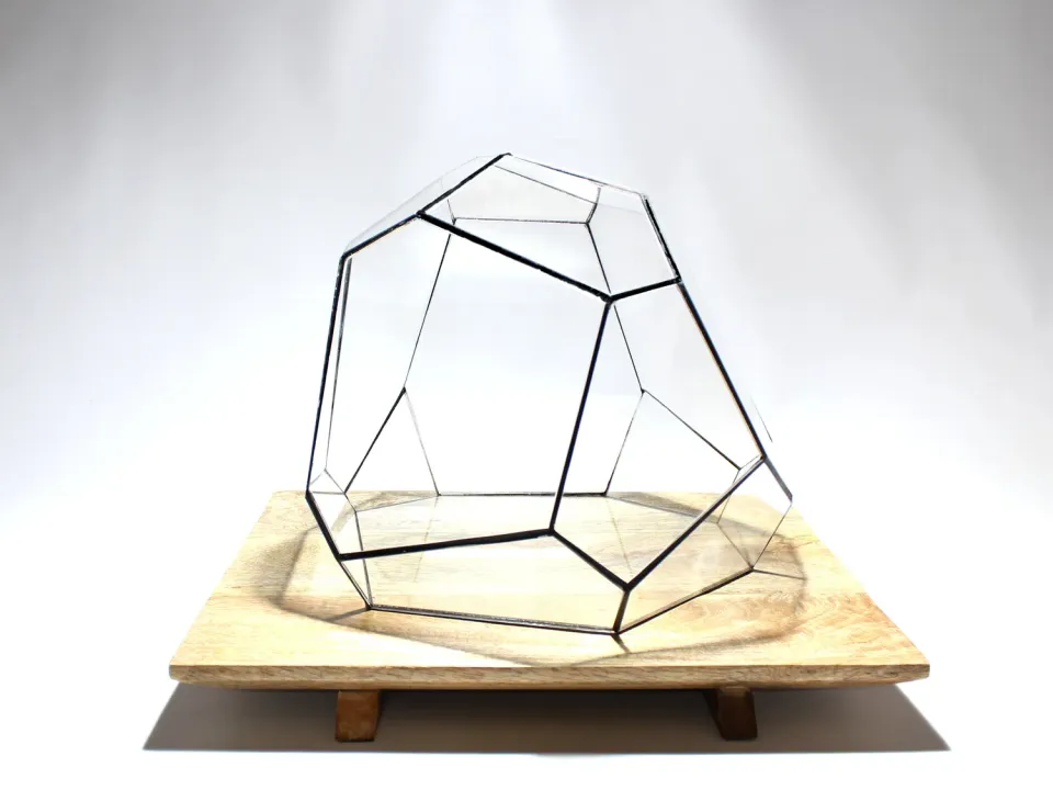 Urbanjungl Torno geometric terrarium glas 28x26x24 cm