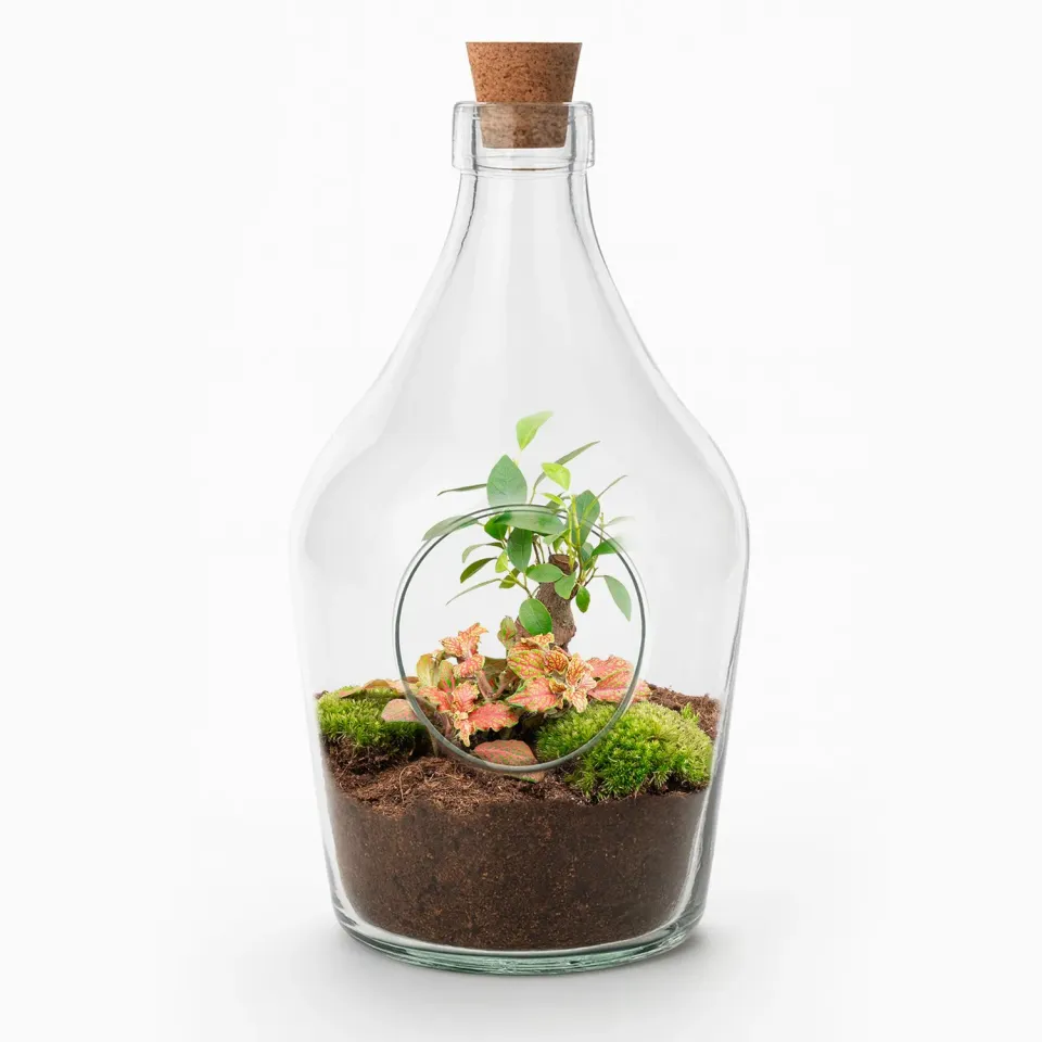 Urbanjungl John open terrarium DIY-kit Ø 16 cm