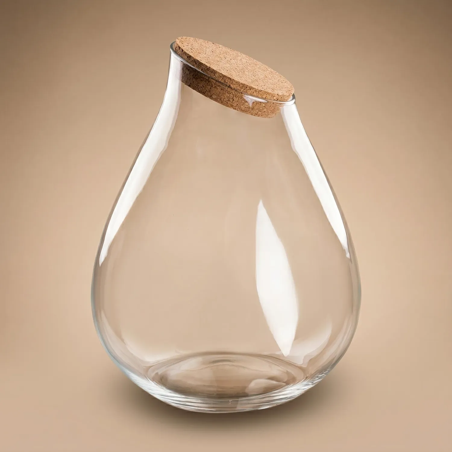 Urbanjungl Drop XXL terrariumfles met kurk Ø 34 cm
