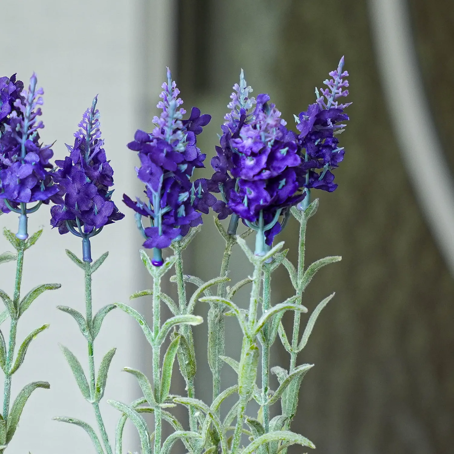 Urbanjungl Lavendel kunstplanten 6 stuks paars onderhoudsvrij