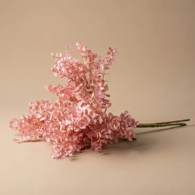 Urbanjungl Eucalyptus kunsttak 3 stelen 37 cm rosé