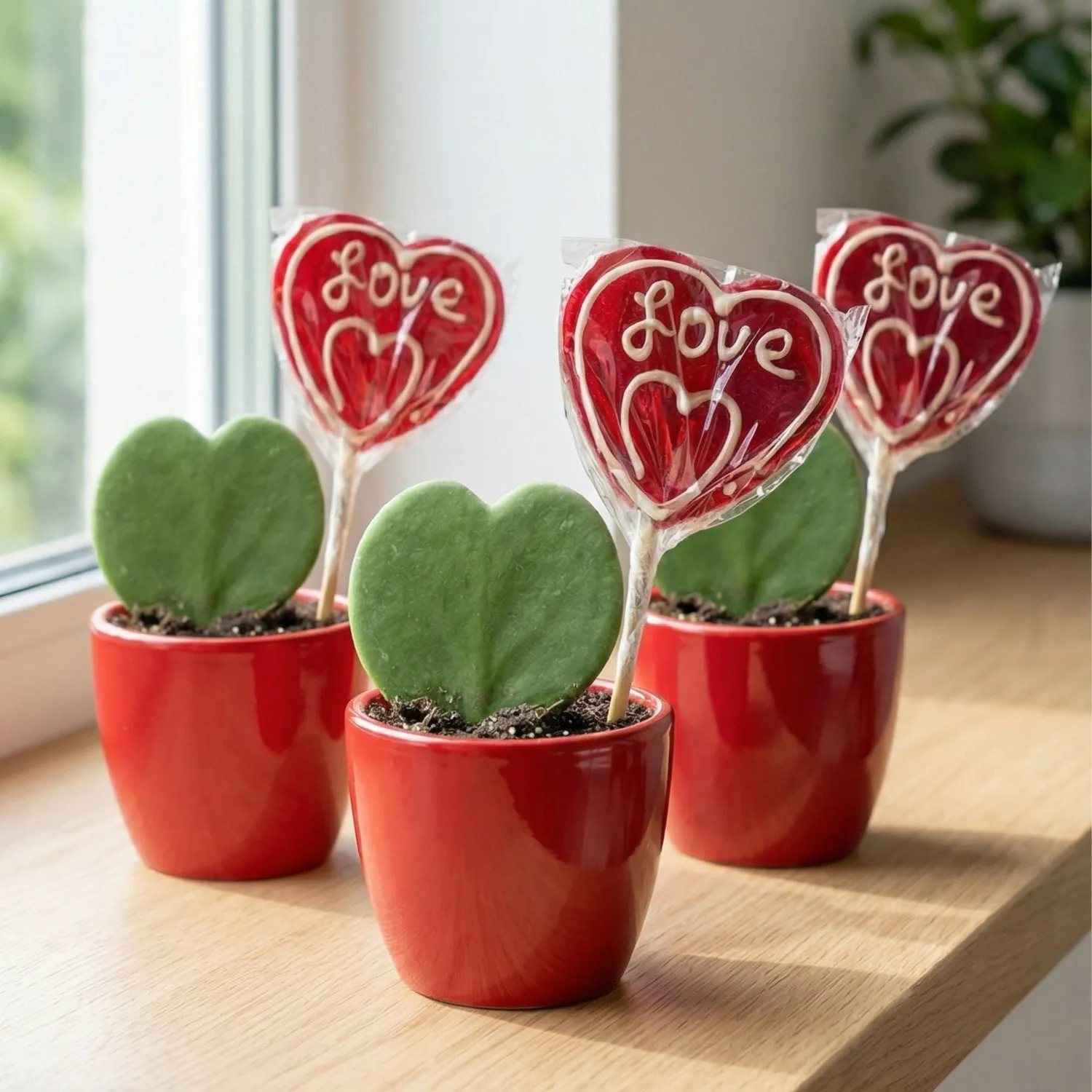 Urbanjungl Love Pop hartlolly aardbei 75g met tekst