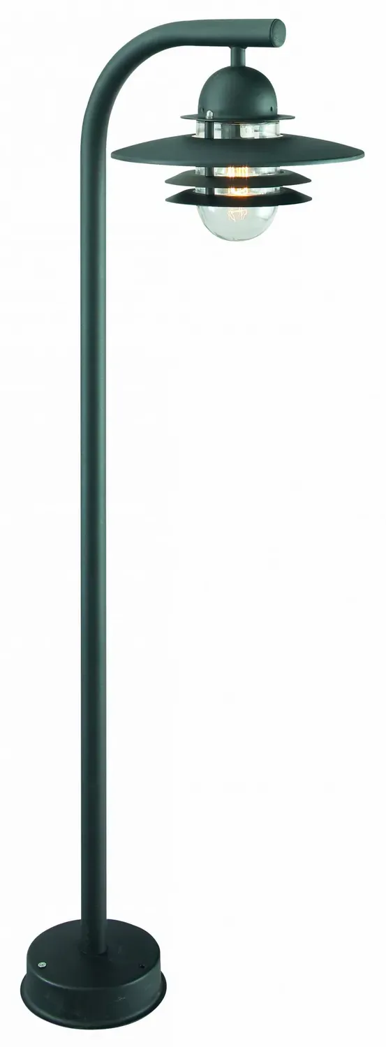 Selva staande lamp 118 cm zwart E27 vloerlamp