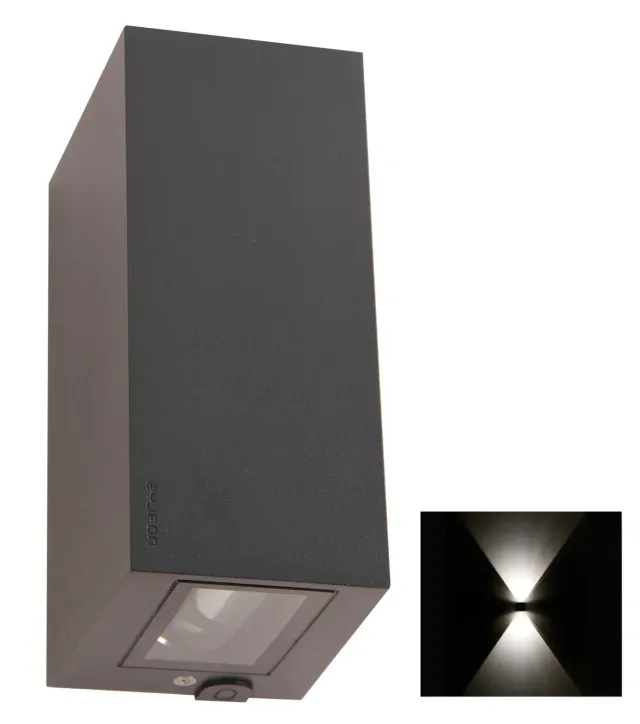 Tuincentrum Heerdink gevelspot up-down LED 2x7W 3000K
