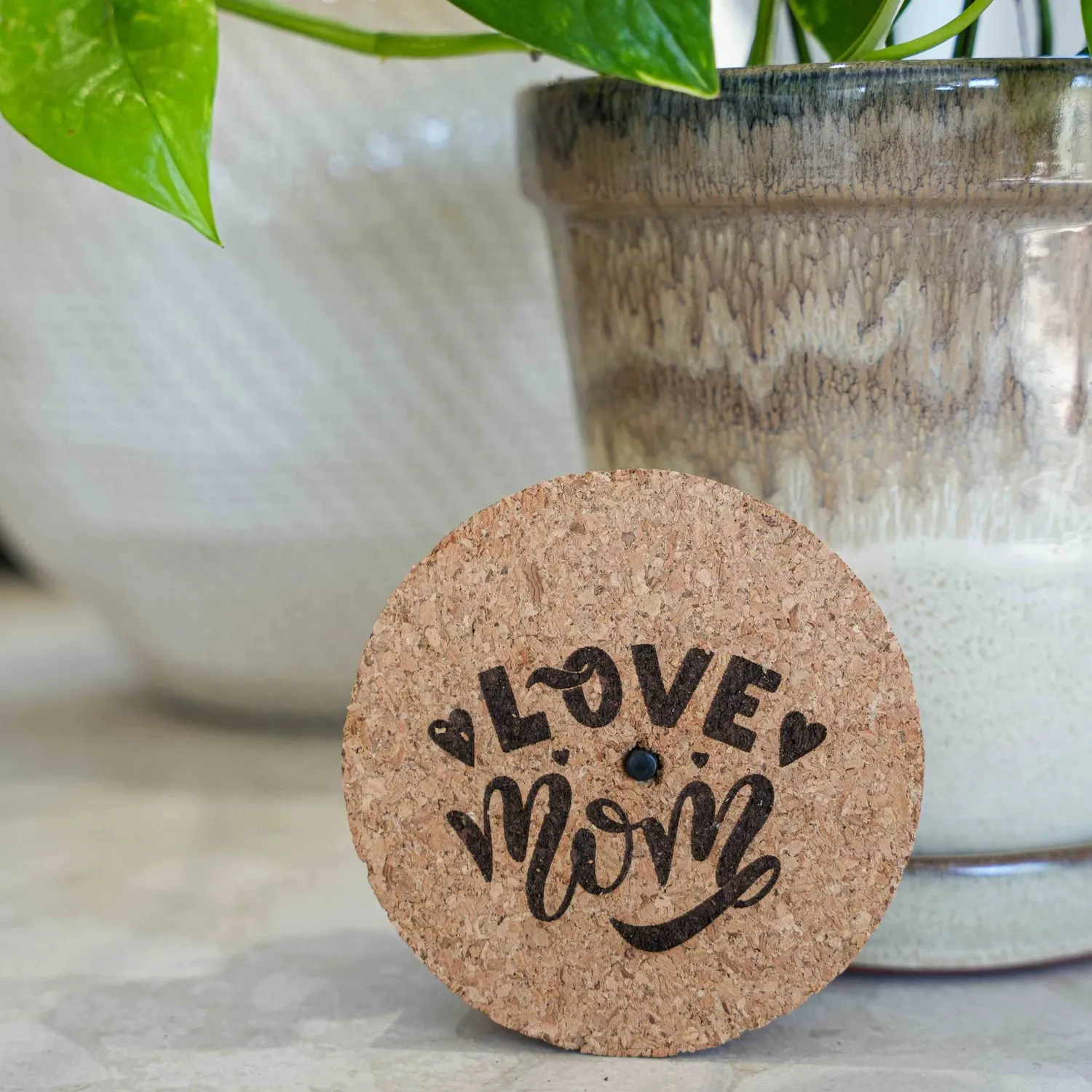 Urbanjungl LOVE MOM LED-kurk S warm licht Moederdag