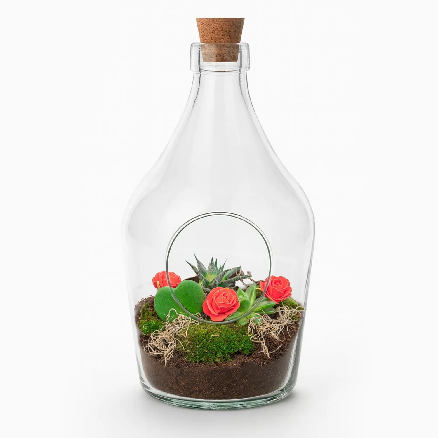 Urbanjungl Love in a Bottle open terrarium DIY kit