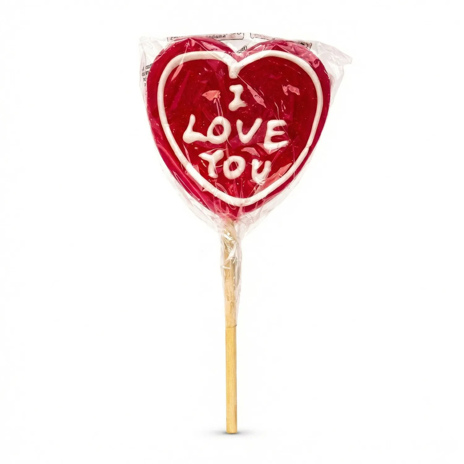 Urbanjungl Love Pop hartlolly aardbei 75g met tekst