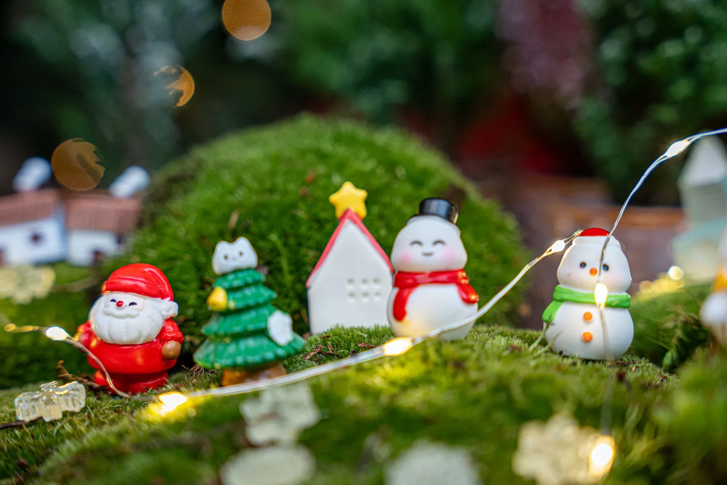 Urbanjungl Jolly Set miniatuur kerstfiguren 9 stuks