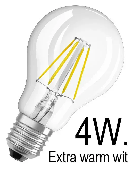 Tuincentrum Heerdink Ledlamp E27 filament 4W 2200K dimbaar