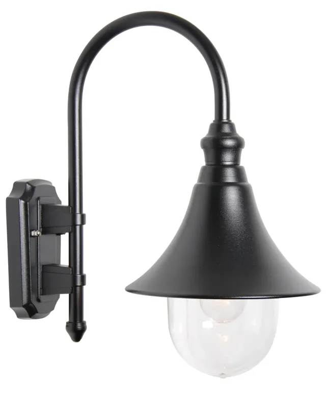 Tuincentrum Heerdink Calice wandlamp zwart E27 gevel hang