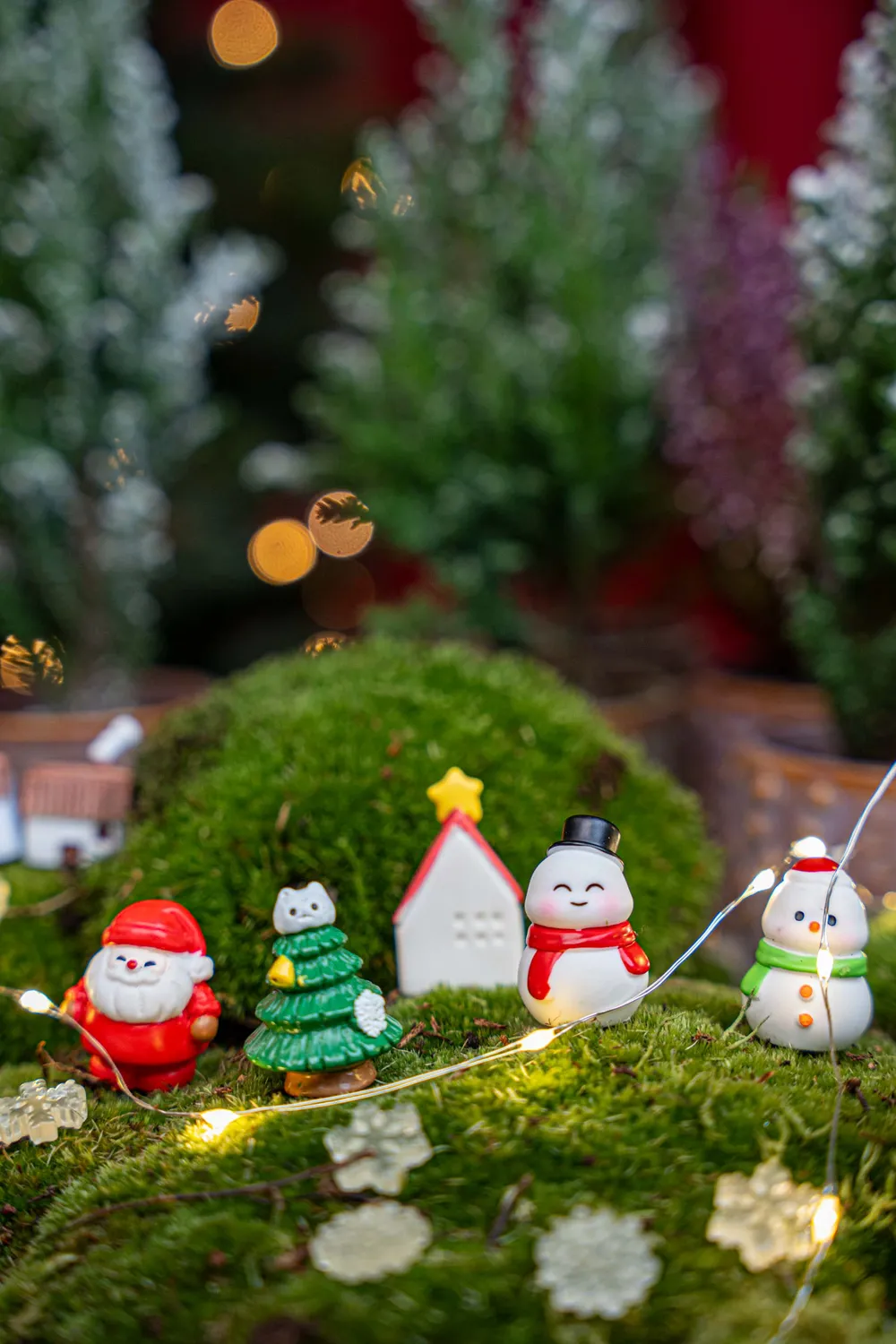 Urbanjungl Jolly Set miniatuur kerstfiguren 9 stuks