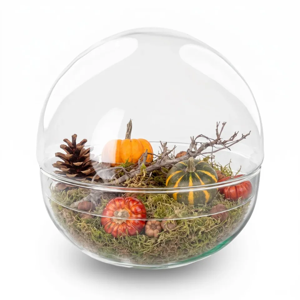 Urbanjungl Dome XL herfst terrarium stolp 28 cm deco kit