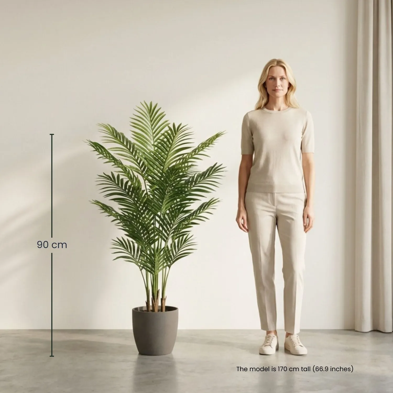 Urbanjungl Palm Phoenix kunstplant 90 cm