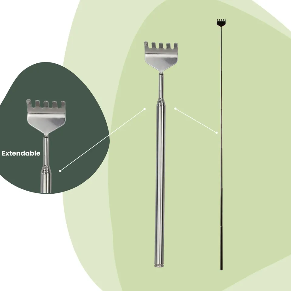 Urbanjungl Terrarium Tool hark telescopisch RVS 49 cm