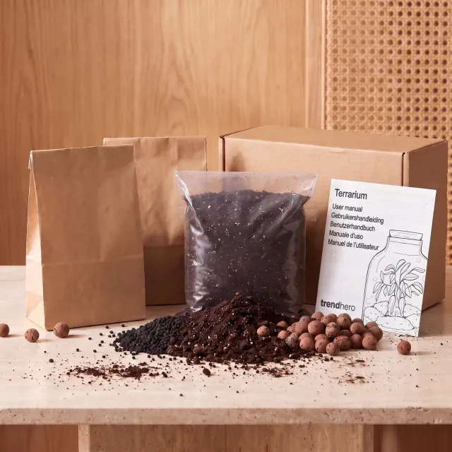 Urbanjungl Terrarium Startpakket zonder mos navulset L/XL