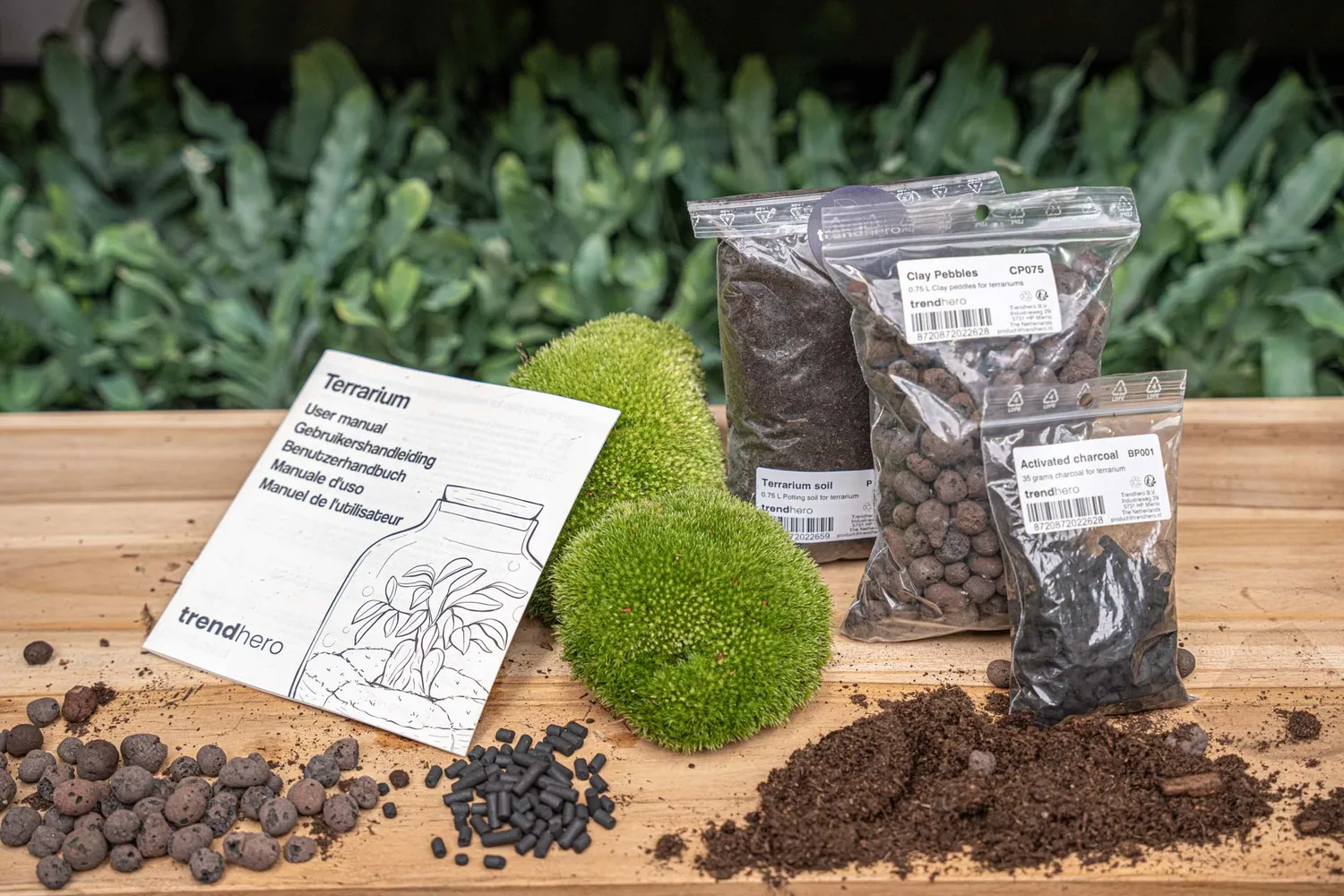 Urbanjungl navulling startpakket S/M terrarium refill